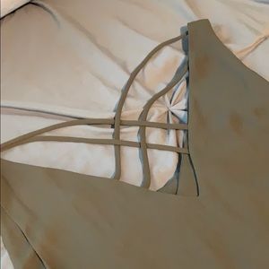 Express Dark Green Top